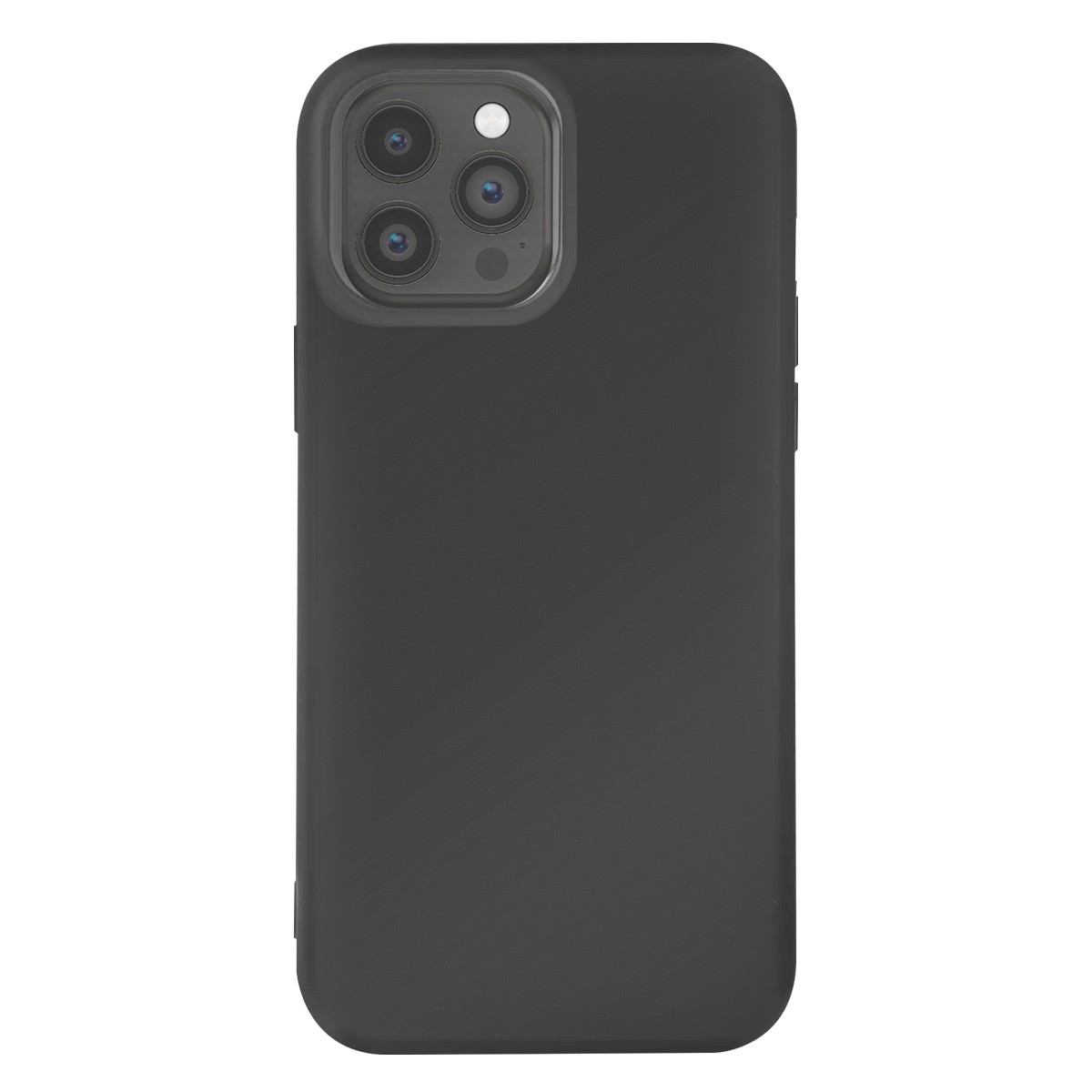 Coque silicone iPhone 14 Pro Jaym noire avec protection objectif photo