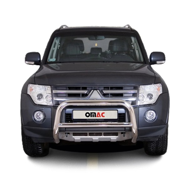 FrontbüGel FrontschutzbüGel FüRsubishi Pajero 2007-2014 Abe Stahl Silber-image
