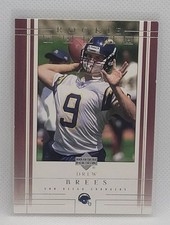 2001 Upper Deck Drew Brees Rookie Watch RC #206 Chargers Football Card. rookie card picture
