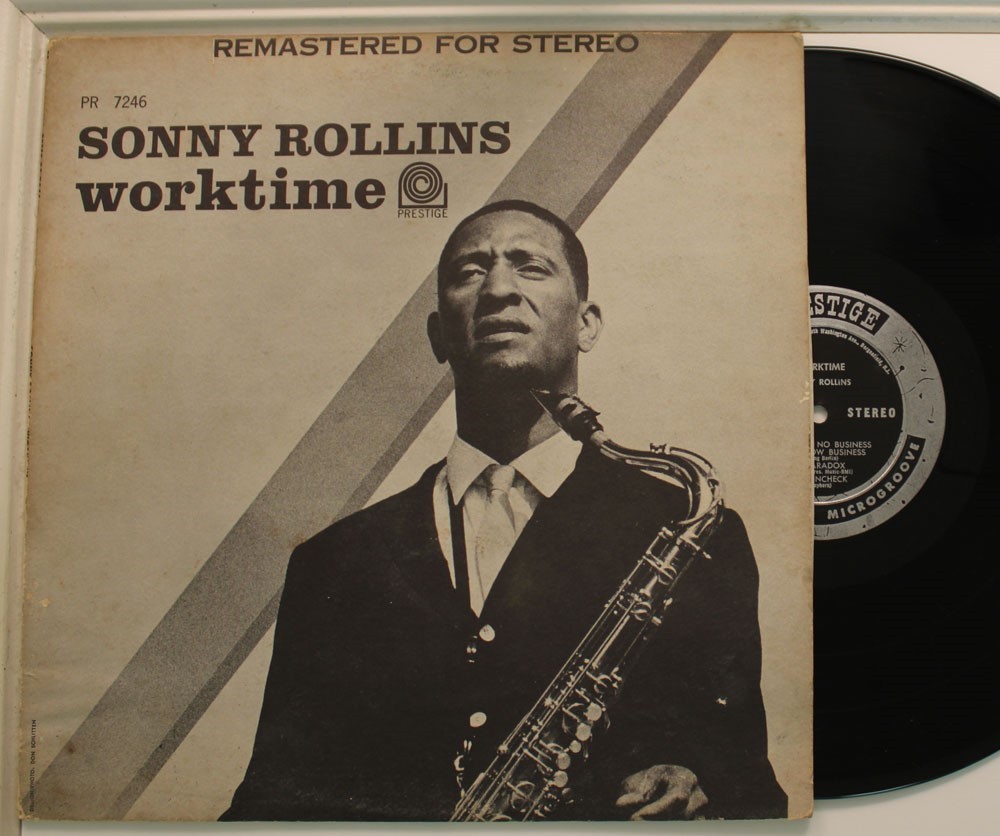 Sonny Rollins Lp Worktime On Prestige - Vg+ / Vg+