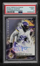 2015 Topps Platinum Auto Rookies Danielle Hunter #AR-DH PSA 9 MINT Auto 5f2