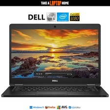 Dell 500Gb Full HD Laptop 14,1" schnell Intel i5 3,0GHz WiFi 5GHz USB Windows11 Pro