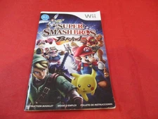 Super Smash Bros. Brawl Nintendo Wii Instruction Manual Booklet ONLY #R