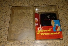 NEW Jon-E Vintage Hand Warmer Silver Metal Standard Size with Case and Bag