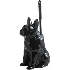 Toilet Brush and Holder Set, Compact Toilet Bowl Brush and Holder, Deep Clean...