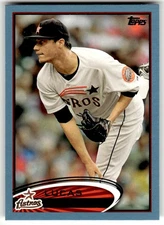 2012 Topps Update #US302 Lucas Harrell Walmart Blue Border Houston Astros