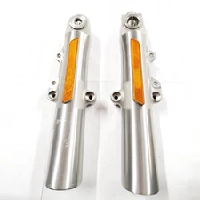 Harley 2014-2016 Road King Touring Polishe Aluminum 49mm Fork Sliders Lower Legs