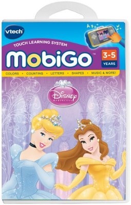 VTech Electronics MobiGo Learning Cartridge Disney Princess for Kids Ages 3-5