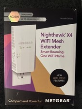 Netgear EX7300v2 Nighthawk X4 AC2200 Dual-Band WiFi Mesh Range Extender