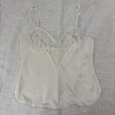 Vintage Nylon Lace Camisole Sz 36 Whimsy Dainty