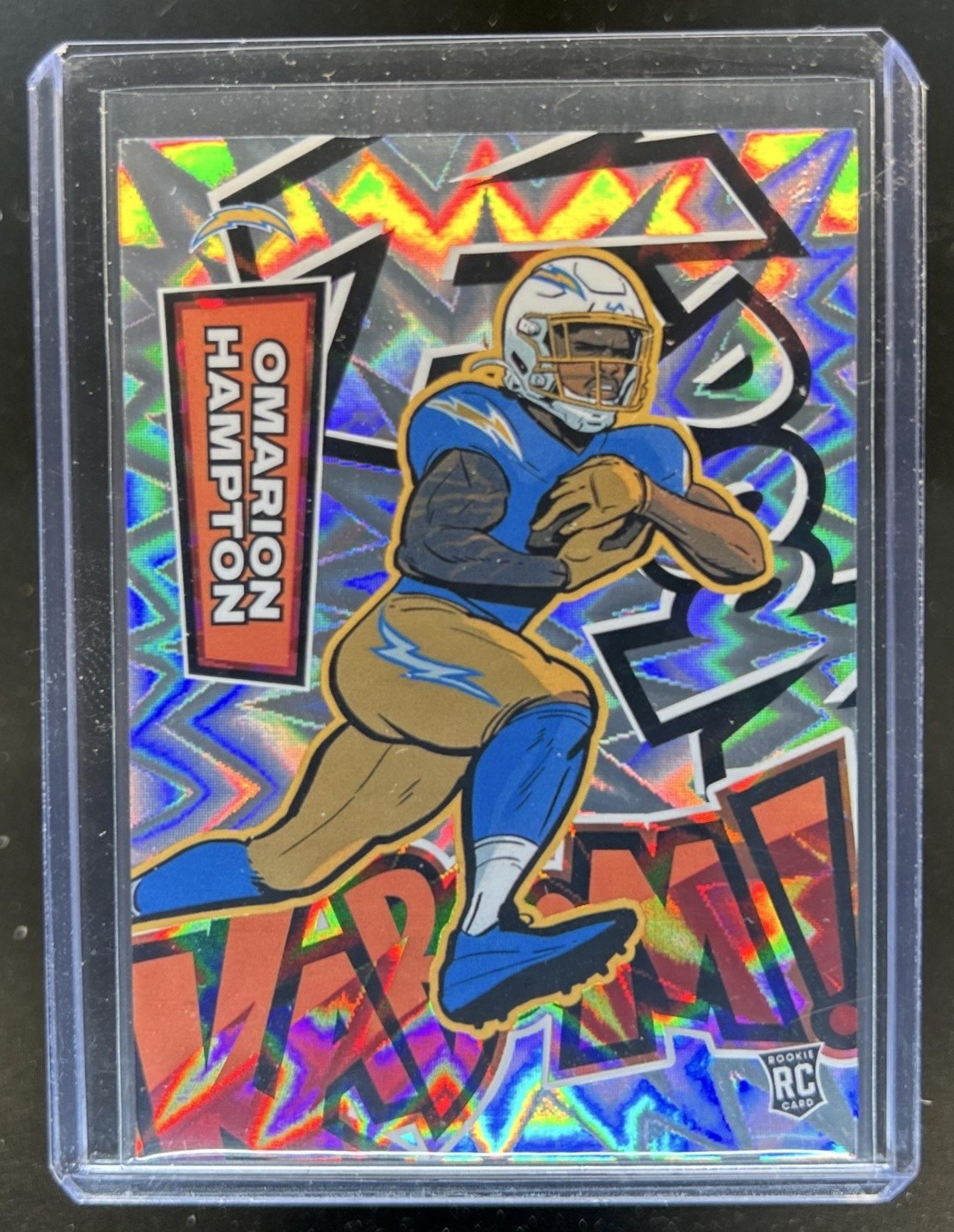 2025 Panini Absolute Omarion Hampton Kaboom - Vertical RC Rookie #39 Chargers