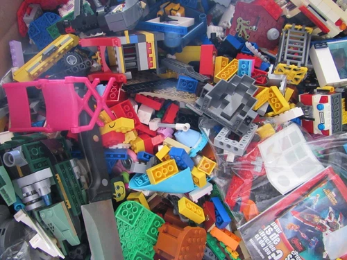 Legos Lot of 67 lbs Blocks Various Mixed Trucks Planes More