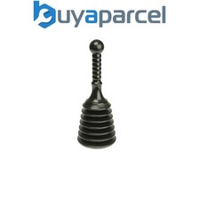 Image of Monument 1460Y 1460Y One Piece Handy Plunger Black 100mm (4in) MON1460