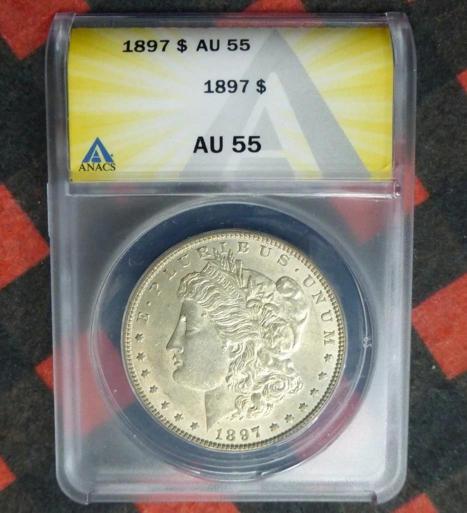 AU 55 Graded 1897 Year Morgan US Dollars (1878-1921) for sale | eBay