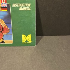 Ring King NES Authentic Nintendo Instruction Manual Booklet Only