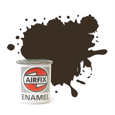 Airfix G9 Enamel Lack Dark Brown / Dunkelbraun glänzend, Humbrol-Nr. 10, 14 ml