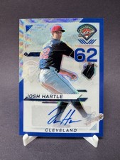 2025 Panini Prospect Edition #177 Josh Hartle Holo Signatures - Blue Wave /75