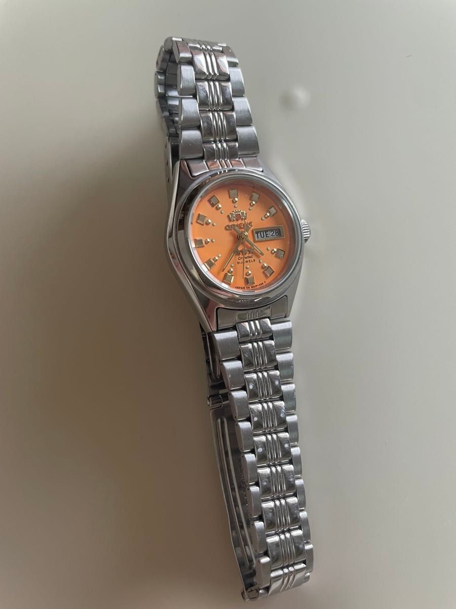 Orient Automatic Orange Watch, Used, Excellent Co… - image 6