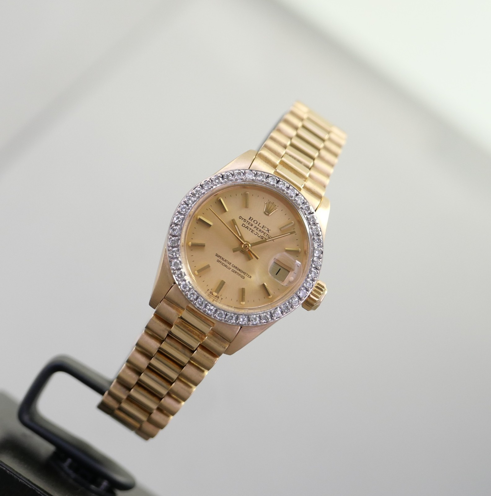 Rolex Lady-Datejust lunetta diamantata foto 5