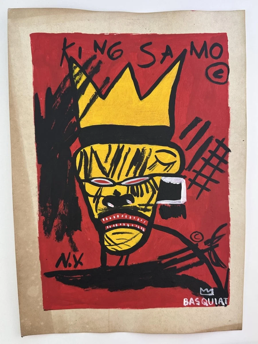 Preços baixos em Jean-Michel basquiat Pinturas de arte original de