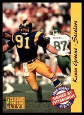 Kevin Greene 1993 Pro Line Live #228 Steelers NFL READ FREE SHIP AutographDen