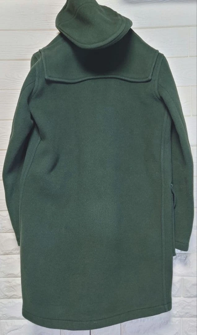 GLOVERALL FACTOTUM Green Duffle Coat M Wool UK Made Vintage Classic Japan - product detail image 2