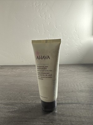 AHAVA Essential Day Moisturizer Normal to Dry Skin~Full Size 2.5 fl oz/75 ml NEW