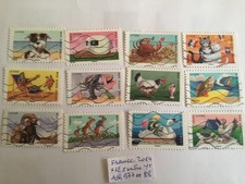 France 2014, lot de 12 timbres différents entre YT adh 977 et 988