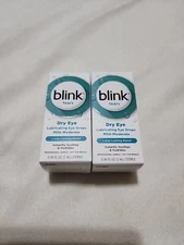 Bausch + Lomb Blink Tears Dry Eye 0.06 Fl Oz 2mL # 2-pack NEW