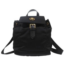 AUTHENTIC Gianni Versace 1013792 1A02155 Medusa Backpack Daypack Black