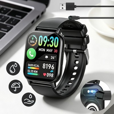 Sportuhr Smartwatch Gesundheitsuhr Wasserdicht Bluetooth Touchscreen Für Android