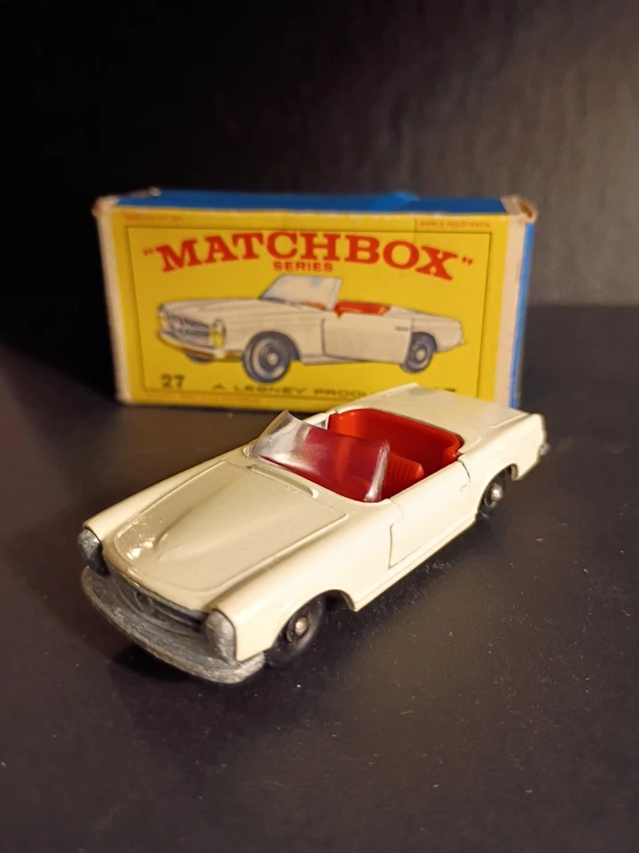 Matchbox #27D Mercedes Benz 230SL 1966 In Original E3 Box - Image 4 of 4