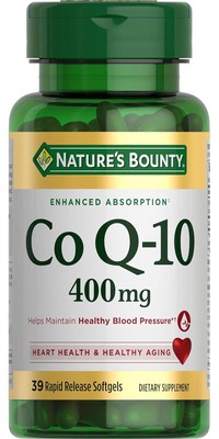 Natures Bounty Co Q-10 400mg, 39 Rapid Release Softgels