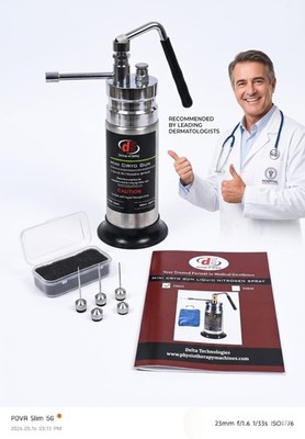 Mini Cryo Container For Dermatology LN2 And Handheld Sprayer With Best 5 Nozzles