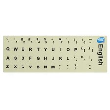 Fluorescent Keyboard Stickers QWERTY US English Layout Letters Laptop PC