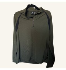 Victorinox Olive Green 1/4 zip up Quarter Zip Up Pullover Sweater size M