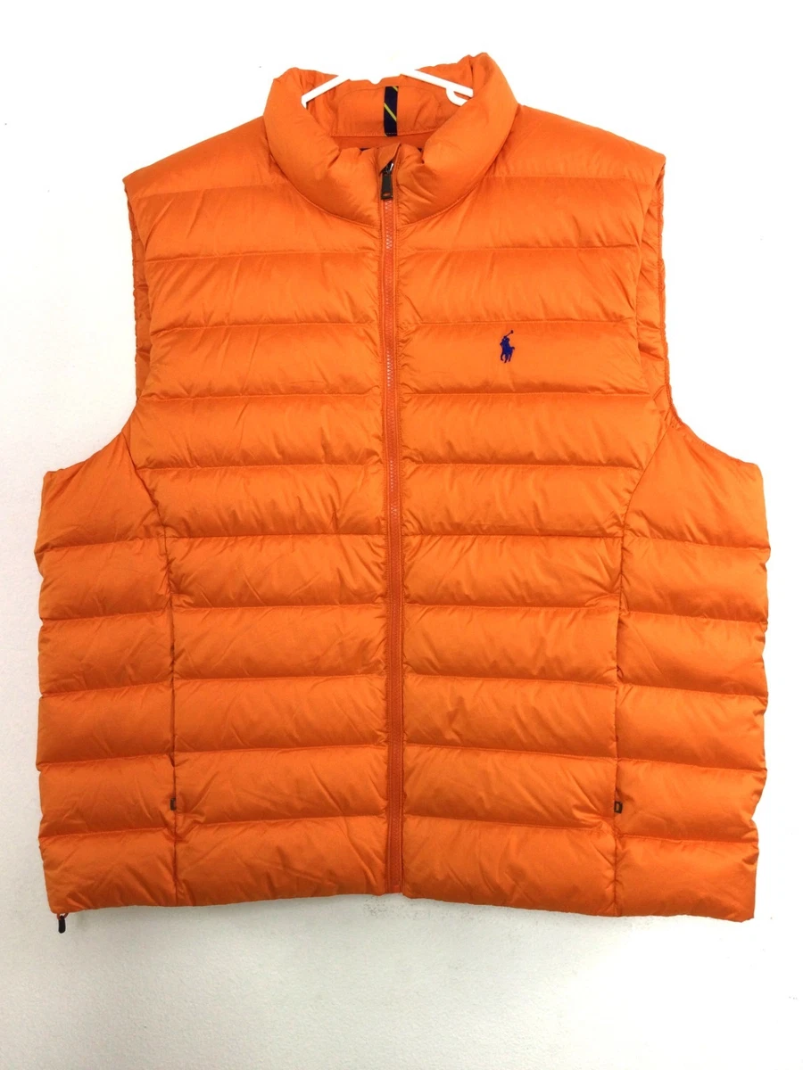 Polo Ralph Lauren Polyester Outer Shell Orange Coats, Jackets