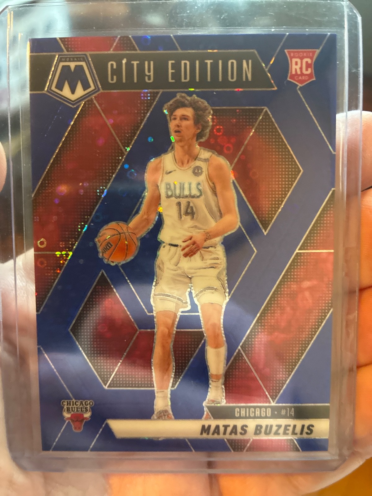2024-2025 Panini Mosaic - Matas Buzelis City Edition RC Fast Break Blue /85
