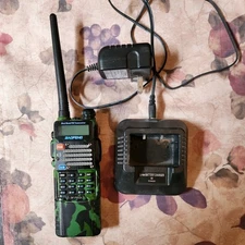 BAOFENG BF-F9 V2+ 5-Watt Hi-Power Dual-Band 145-155/400-520 MHz Hand Held Ham...