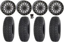 System 3 SB-6 15" Wheels Gm (5+2) 33" Chicane LT Tires Commander Maverick