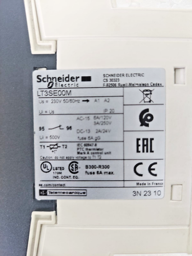 Schneider LT3SE00M Thermistance Protection Relais 230V 50/60Hz Télémécanique - Photo 8 sur 9