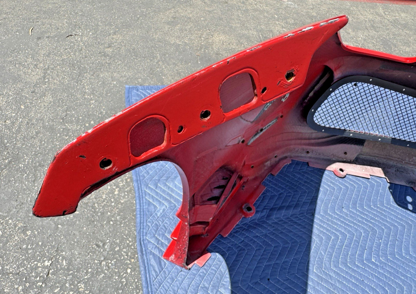2017 Ferrari 488 Challenge Carbon Fiber CF Front Bumper Cover Race Aero OEM SD
