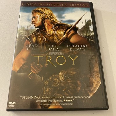 Troy (2 Disc Widescreen Edition) DVD   Brad Pitt   Complete & Tested
