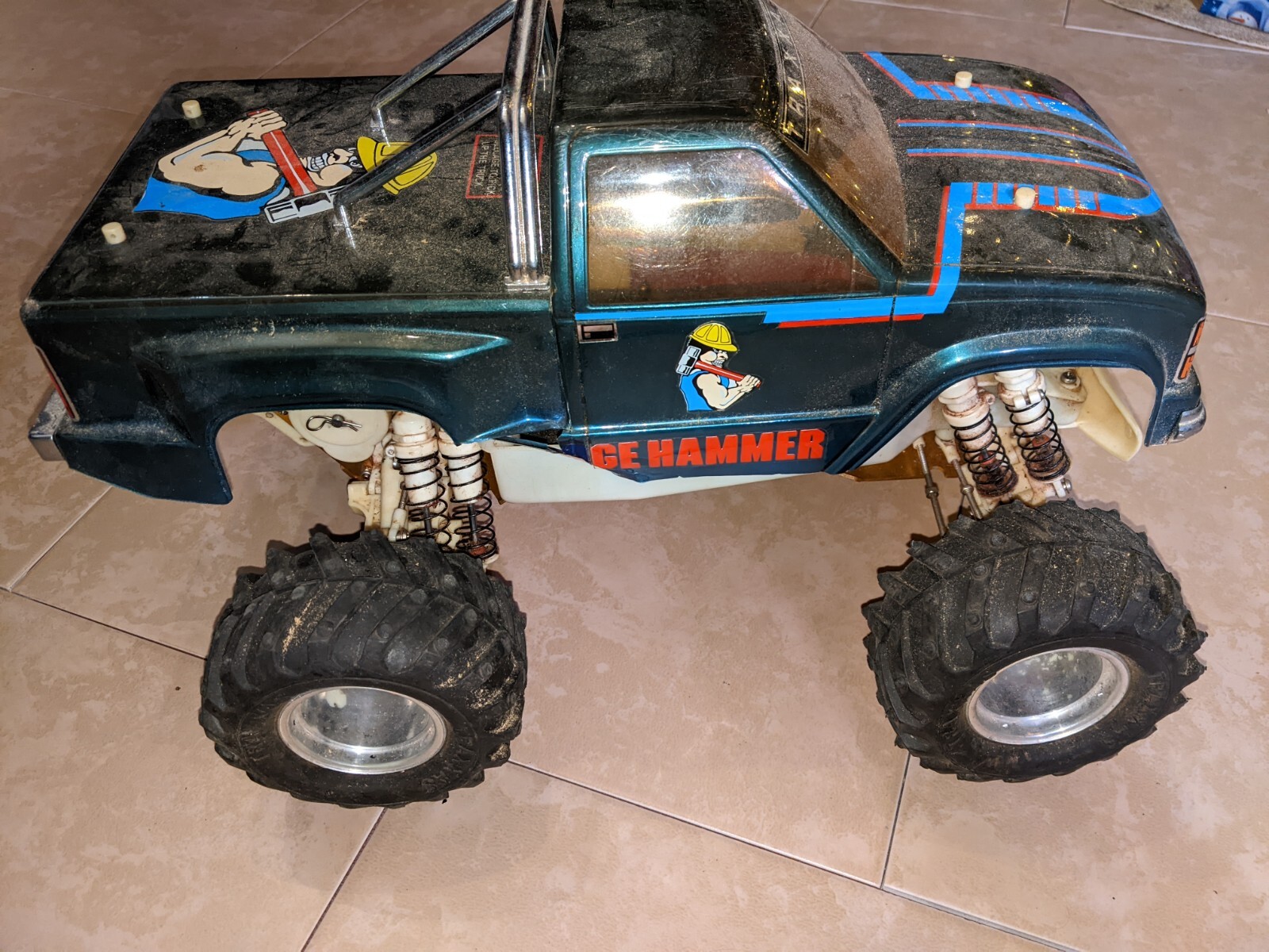 OLD VINTAGE TRAXXAS SLEDGEHAMMER COLLECTORS ITEM ASIS SEE PICS eBay