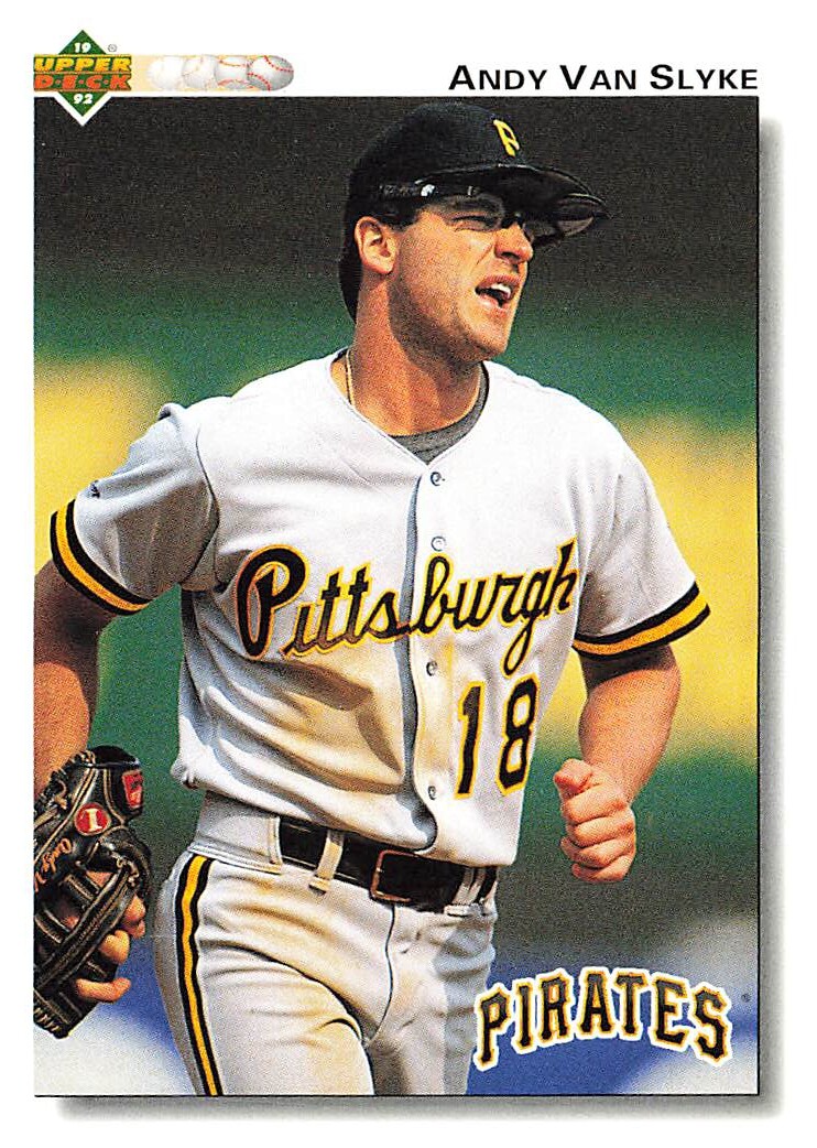 1992 Upper Deck #132 Andy Van Slyke Pittsburgh Pirates
