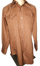 vtg 70s H Bar C California Ranchwear Pearl Snap Western Shirt men's 16 32 Large