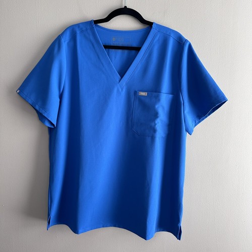 FIGS Royal Blue Catarina OnePocket Scrub Top NWT Womens XXL Medical