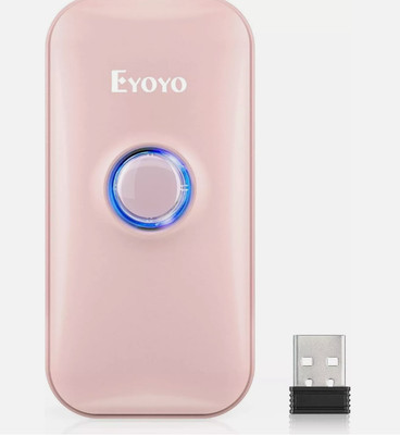 Eyoyo Mini 1D Bluetooth Barcode Scanner USB Wired&2.4G Wireless Barcode Reader