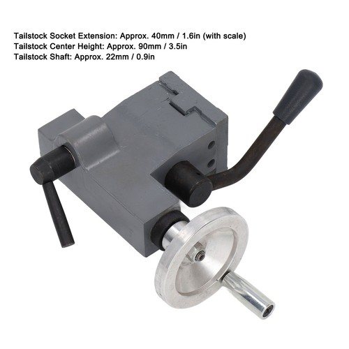 Contrapunto de montaje central trasero mini torno reemplazo para 7x12 7x14 0618 CJ18A - Imagen 13 de 22