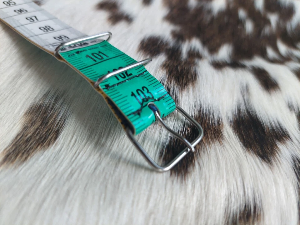 Correa de reloj de cinta métrica hecha a mano de la OTAN 18 mm Foto 4 de 4